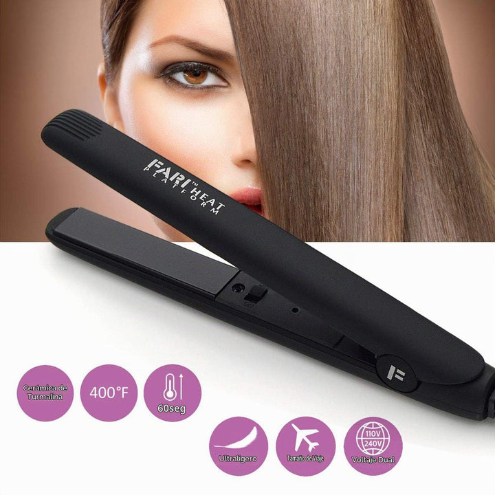 FARI Kit de rizador de pelo de viaje y mini plancha plana 2 en 1, j...
