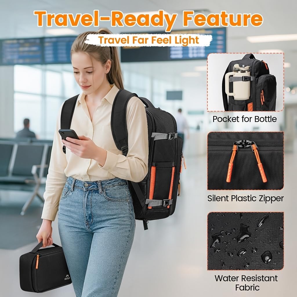 MATEIN Mochila para artículos personales con organizador técnico, N...