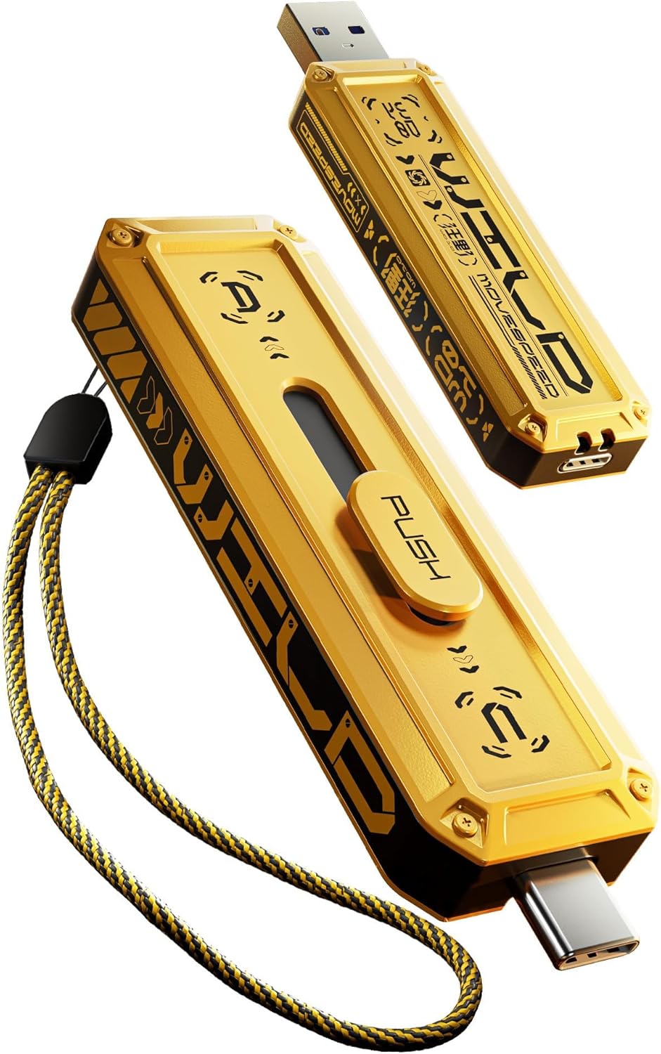 MOVE SPEED 1TB Disco SSD Externo 1000MB\/s Velocidad de Lectura y E...