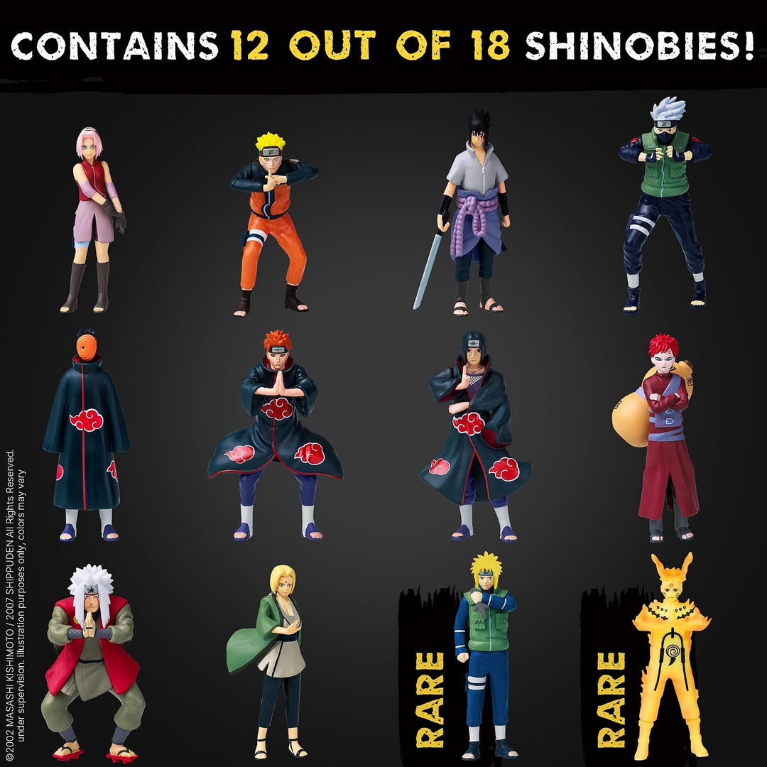 P.M.I. Naruto Shippuden Mini Figuras Coleccionables Paquete de 12 C...