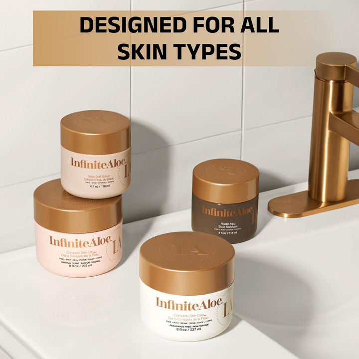 InfiniteAloe Máscara facial de barro nórdico, tratamiento para el c...