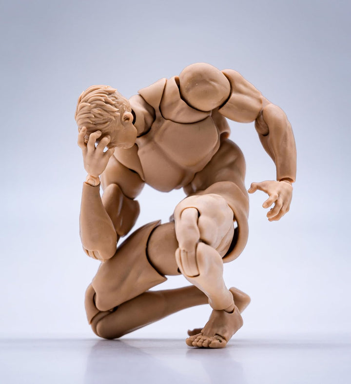Fremego Figura de acción masculina a escala 1\/12, figura de 6 pulg...