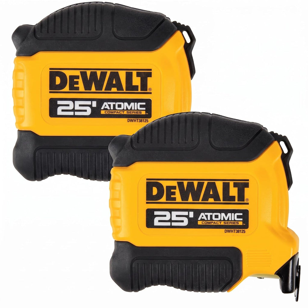 DEWALT Atomic Compact Series - Cinta métrica de 25 pies (DWHT38125S) (paquete de 2)