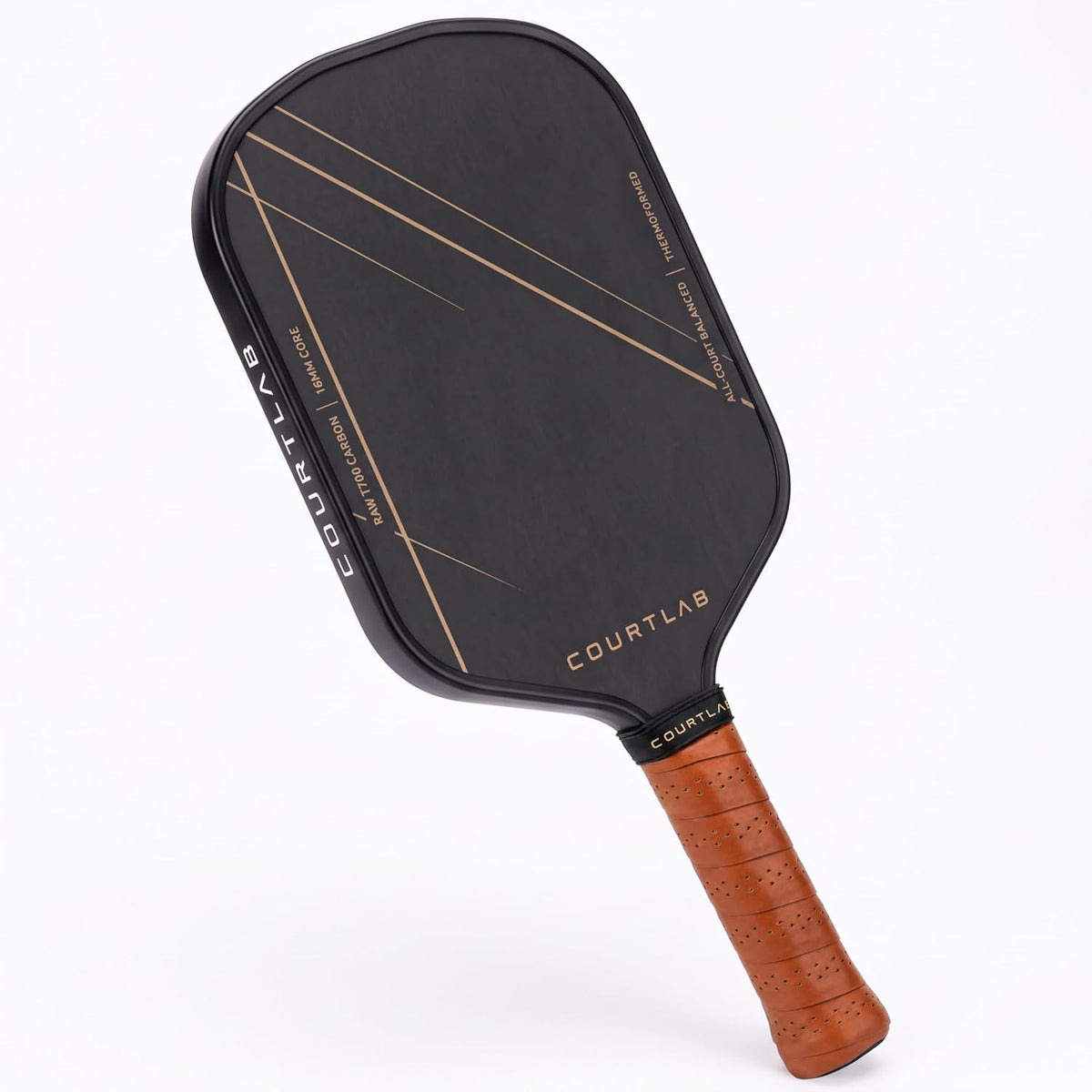 Paleta de pickleball, fibra de carbono T700, núcleo EPP de 0.630