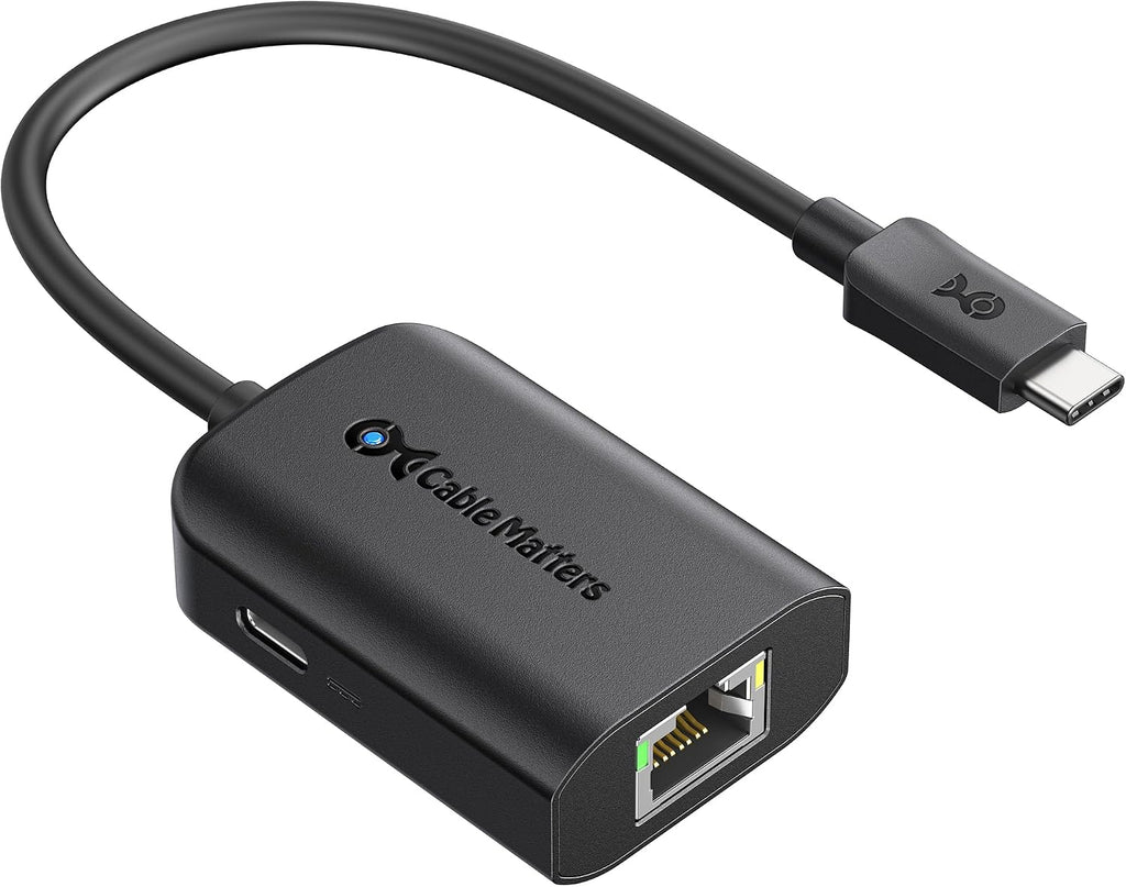 Cable Matters Adaptador USB C a Ethernet Gigabit con carga de 100 W
