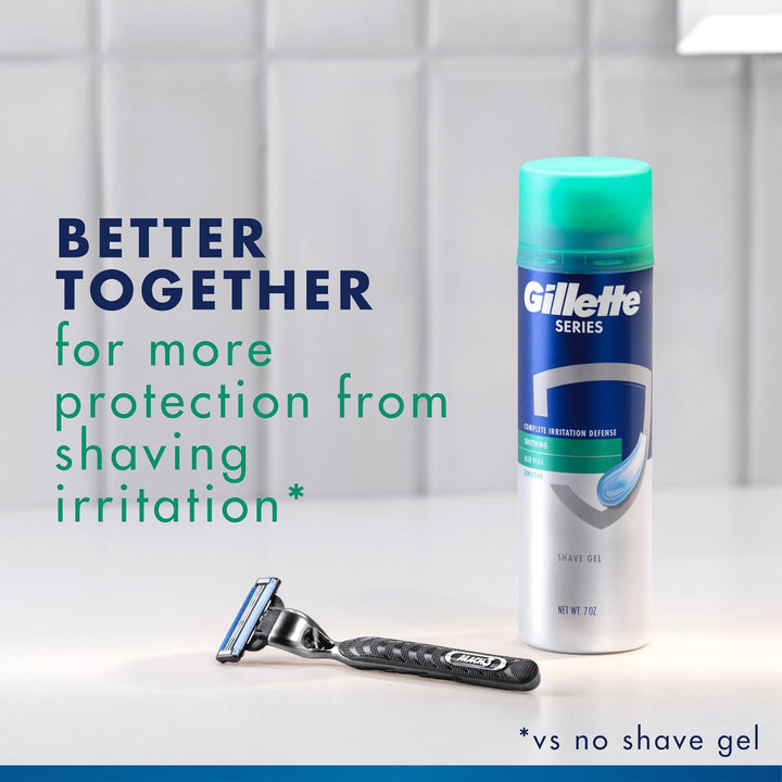 Gillette Gel de afeitado sensible de la serie TGS 7 Oz 6ct