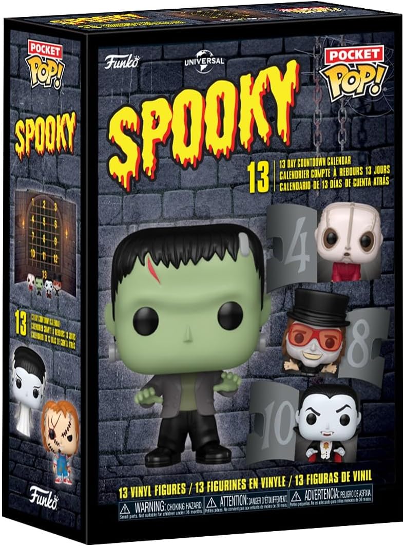 Funko Pop! Calendario de cuenta regresiva de bolsillo Pop: cuenta regresiva espeluznante de 13 días