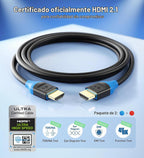 Cable Matters [Ultra High Speed HDMI Certified] 2-Pack 8K HDMI Cable, 9.8ft