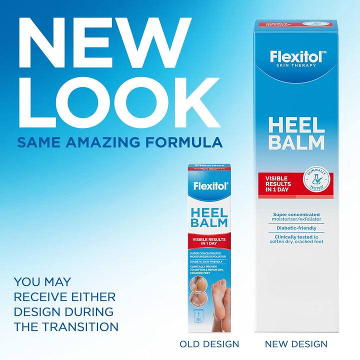 Flexitol Bálsamo para el talón, rica crema hidratante y exfoliante...
