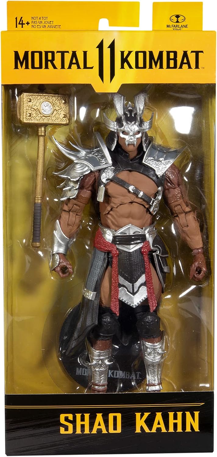McFarlane Toys Mortal Kombat Shao Kahn (Platinum Kahn) Figura de ac...