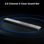 TCL Barra de sonido S45H 2.0 para Smart TV | Dolby Atmos DTS:X Calibración automática de sala | Audio de cine en casa inalámbrico Bluetooth de 100 W | Aplicación y control remoto | Último modelo