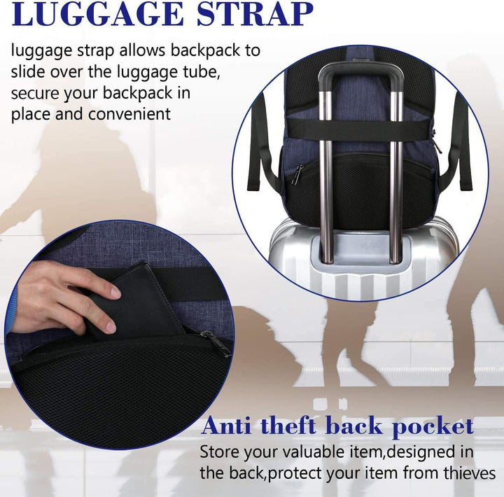 MATEIN - Mochila grande para universidad, mochila resistente para c...