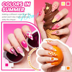VANREESA Juego de 48 esmaltes de uñas de gel de 42 colores para primavera, verano
