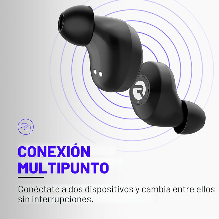 Auriculares inalámbricos Raycon E25 con Bluetooth y micrófono para...