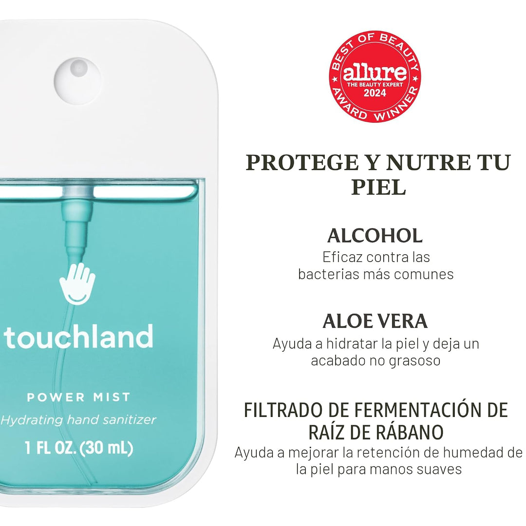 Touchland Spray Desinfectante Hidratante para Manos, DREAM 5 Set (S...