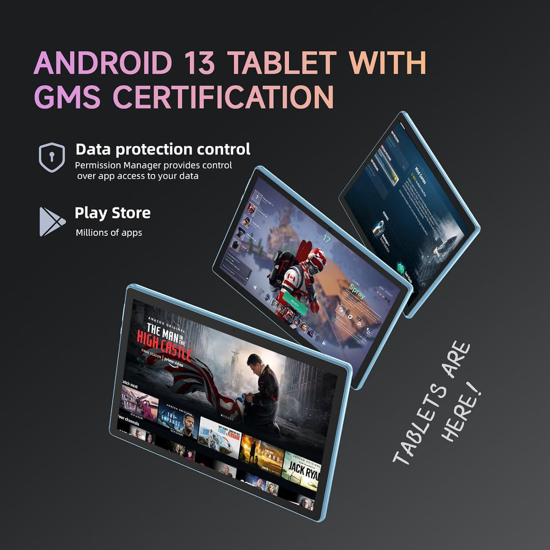 HNVHNV Tableta 10 pulgadas Android 13 Tabletas, 6GB RAM 64GB ROM, p...