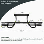 ProsourceFit Barra de Tracción para Fitness Multifuncional y Gimnasio en Casa