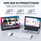 UPERFECT Monitor portátil, 15.6 pulgadas IPS HDR 1920 x 1080 FHD pa...