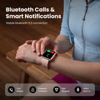 Relojes inteligentes para mujer Android iPhone, reloj inteligente HD de 1.8 pulgadas con Alexa integrado, llamadas Bluetooth, IP68 impermeable, batería de 7 días