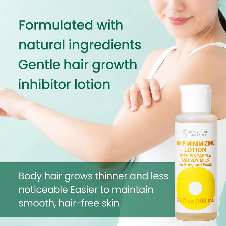 SUZUKI HERB LABORATORY Crema depilatoria, loción minimizadora del c...