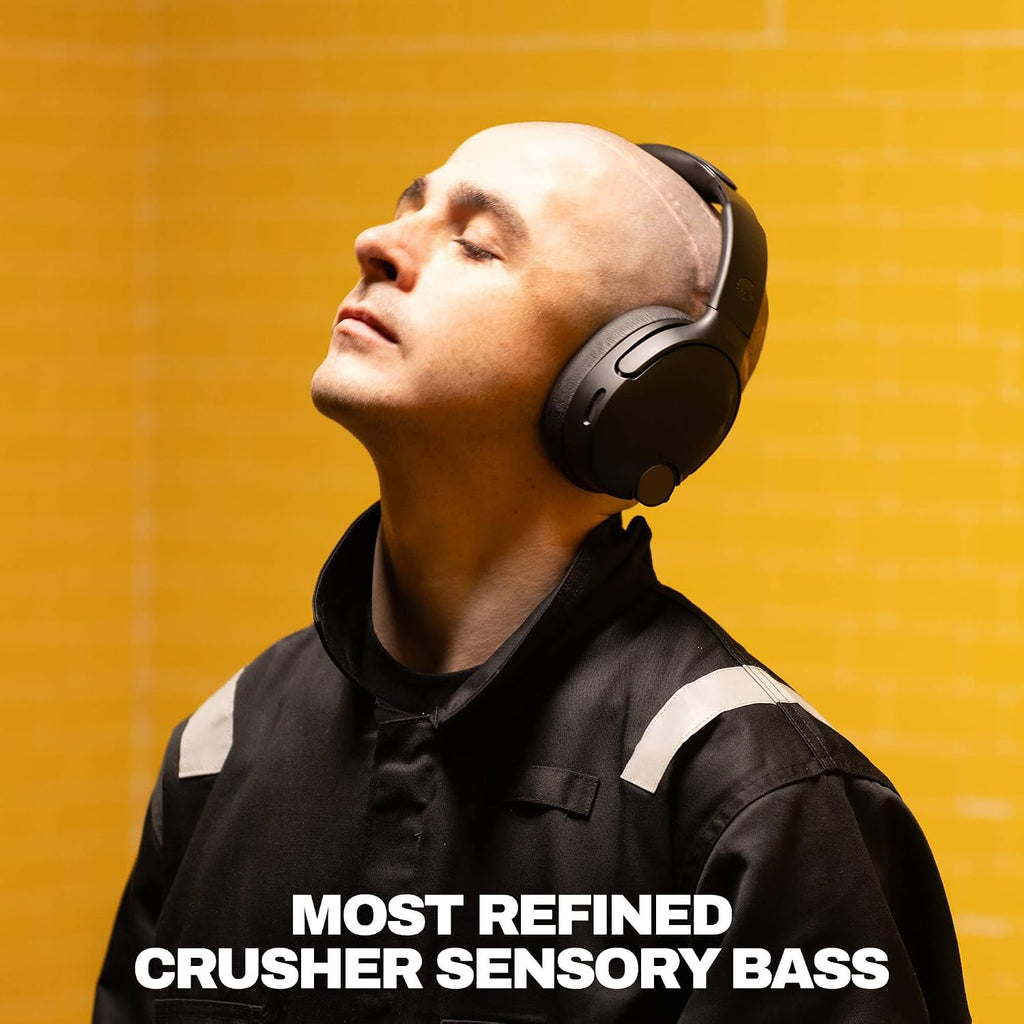 Skullcandy Crusher 1080 ANC - Auriculares con sonido de Bose - True Black