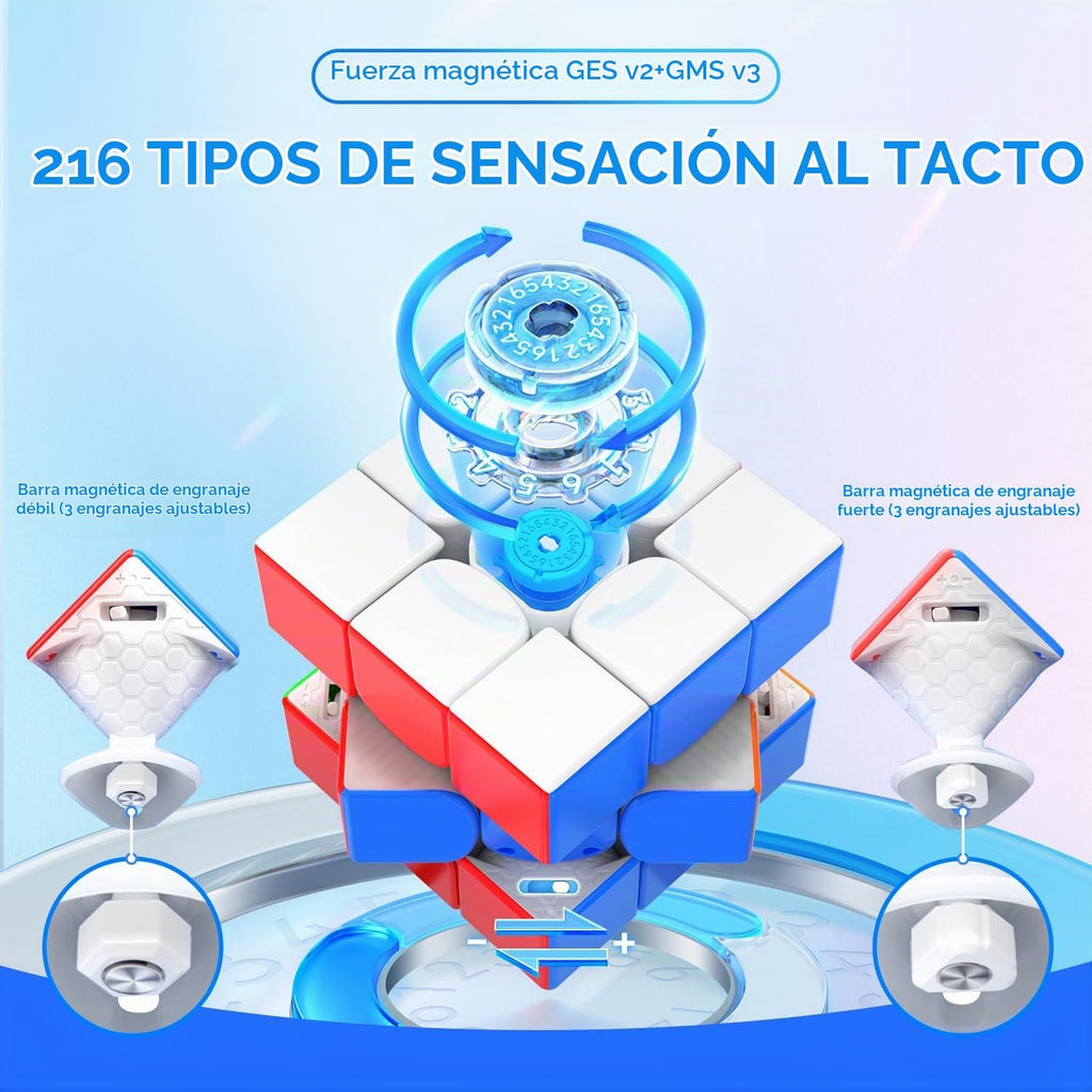 GAN Cubo de velocidad inteligente Maglev de 12 ui con PowerPod GAN