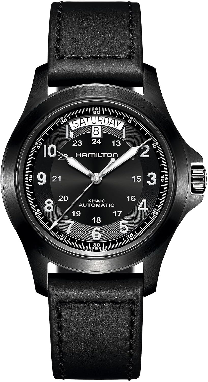 Hamilton Khaki Field King Reloj automático para hombre, caja de acero