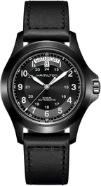 Hamilton Khaki Field King Reloj automático para hombre, caja de acero