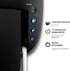Keurig K-Compact - Cafetera de cápsulas K-Cup de una sola porción, con 3 tamaños de preparación, función Smart Start, depósito extraíble de 36 onzas, negro