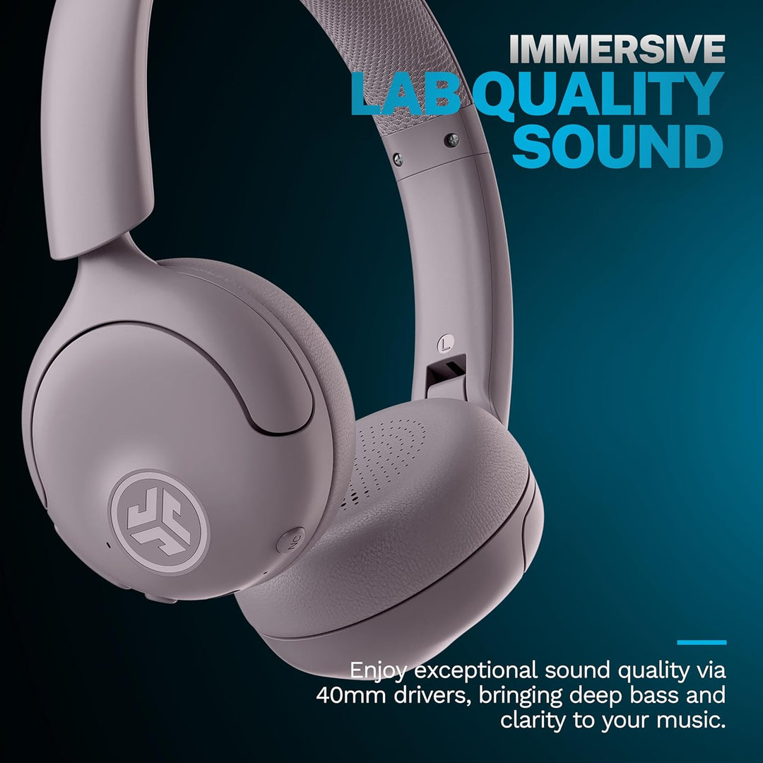 JLab Go Lux ANC - Auriculares inalámbricos, malva, cancelación acti...