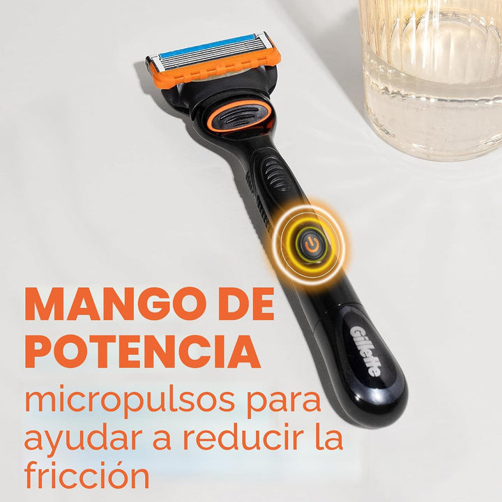 Gillette Fusion5 Power Razor para hombres, 1 mango de maquinilla de...