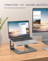 Nulaxy Soporte completo de aluminio para laptop, soporte estable de...