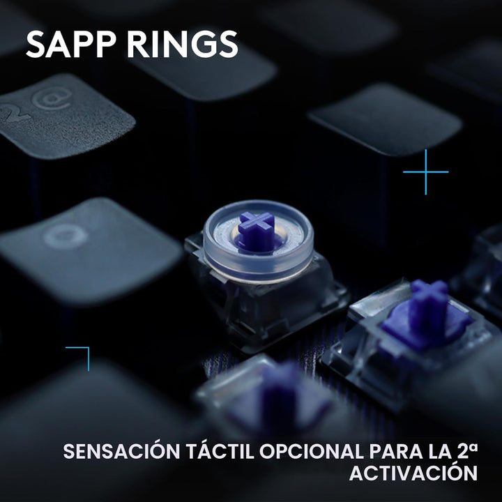 Logitech G 512 X 98 Dual SWAP, teclado analógico\/mecánico para jue...