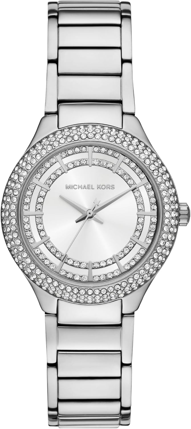 Reloj para mujer Michael Kors Sylvia, reloj pulsera de acero inoxidable para mujer