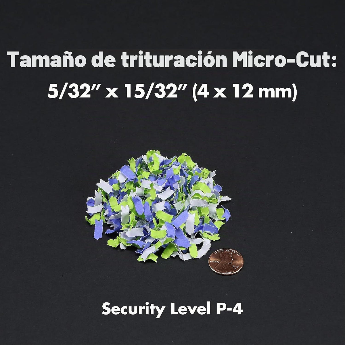 Aurora Grado Profesional de Alta Seguridad - Trituradora de Papel de Microcorte de 12 Hojas/CD y Tarjetas de Crédito/ 60 Minutos de Tiempo de Funcionamiento Continuo