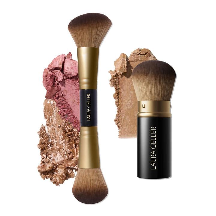 LAURA GELLER NEW YORK 08 Face It All - Juego de 2 brochas de maquil...