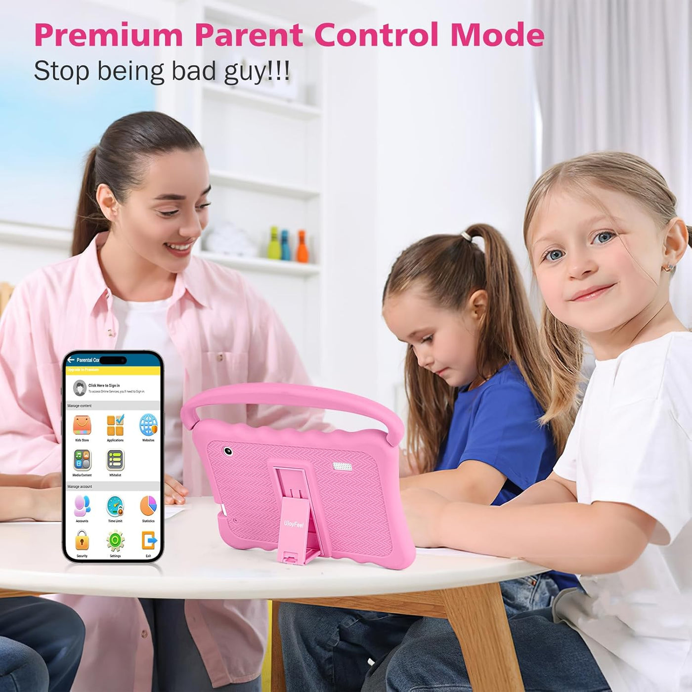 Tabletas para niños de 7 pulgadas, tableta para niños pequeños con...