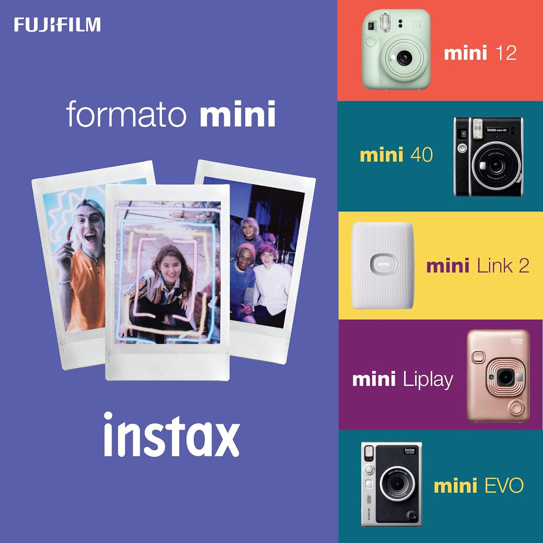 Fujifilm Instax Mini Sky Blue película con 10 fotos