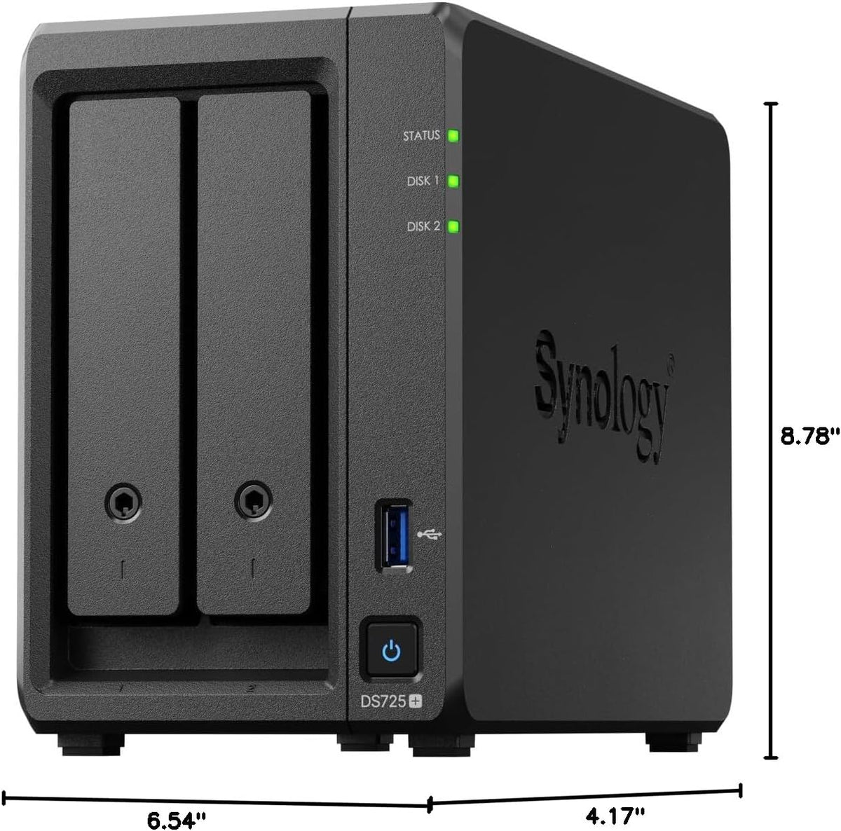 Synology DiskStation DS725+ de 2 bahías (sin disco)