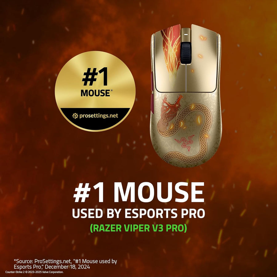 Razer Viper V3 Pro \u2013 Ratón inalámbrico para juegos Esports: Si...