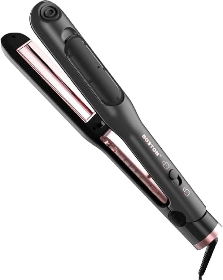 Boston&amp;Co. - Plancha y rizador profesional 2 en 1 con tecnologí...