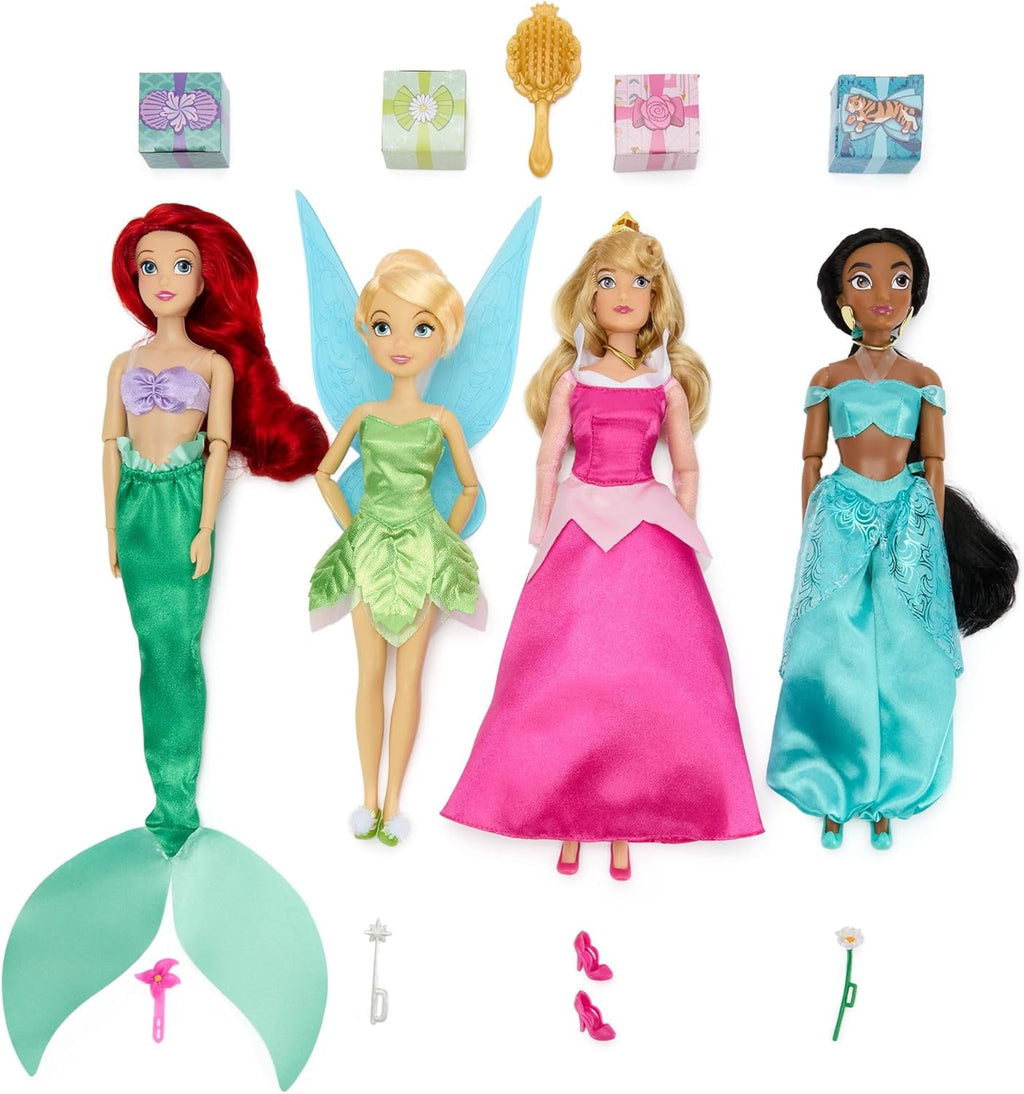 Disney Store Conjunto de Regalo Oficial de Colección de Muñecas