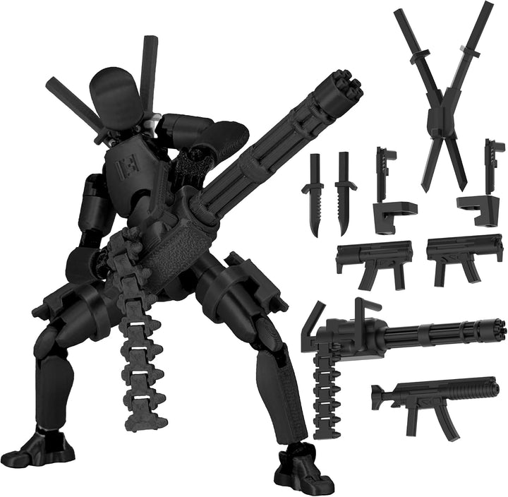 Set de Figura de Acción Gatling Gun T13 Titán 13【Ensamblado】, Figur...