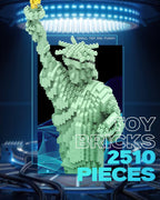 dOvOb Estatua de la Libertad Micro Mini Bloques Conjunto de Construcción (2510PCS) - Modelo Arquitectónico Juguetes