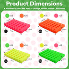 Paquete de 48 juegos 4 en una fila, mini bolsillo para conectar cuatro juegos para niños, regalos de fiesta, bolsas de regalo, premios de aula, 4 colores surtidos, rellenos de piñata, regalos de