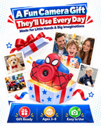 Juguetes de araña con cámara para niños de 3 a 8 años, cámara selfie para
