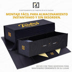 HOMEXPRO Caja de Almacenamiento de Tarjetas Coleccionables [PAQUETE DE 3] - Tapa Magnética | Se Adapta a 800 Tarjetas, 200 Toploaders, o 50 One Touch - Caja de Almacenamiento de Tarjetas de Béisbol