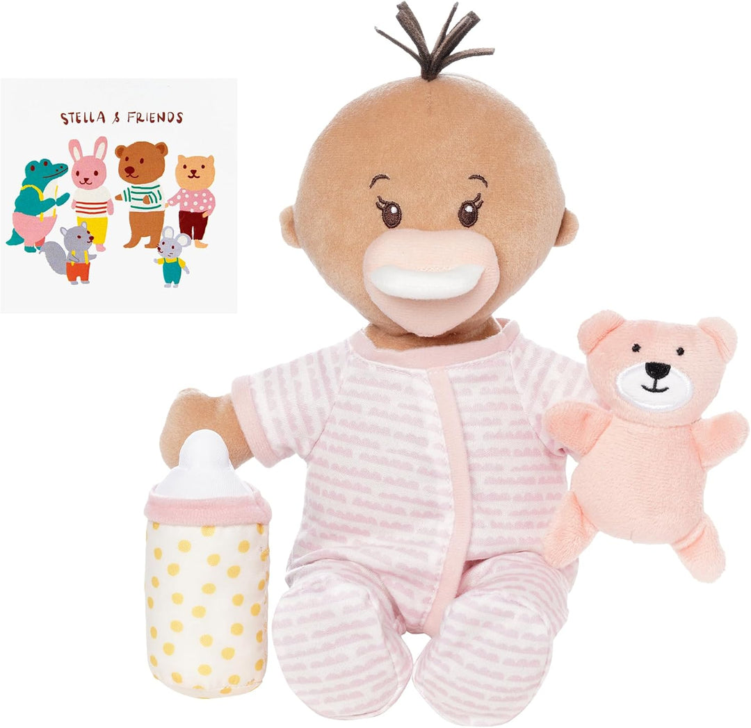 Muñeca suave de hora de dormir de Manhattan Toy Wee Baby Stella, be...