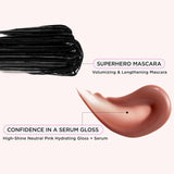 IT Cosmetics Unwrap - Juego de maquillaje de rímel de color y brill...