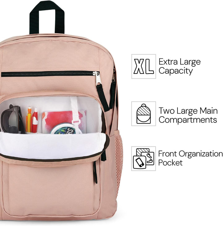 JanSport Mochila para Laptop - Bolsa para Computadora con 2 compart...
